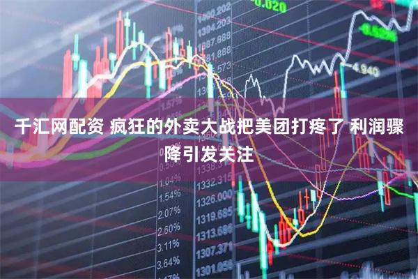 千汇网配资 疯狂的外卖大战把美团打疼了 利润骤降引发关注